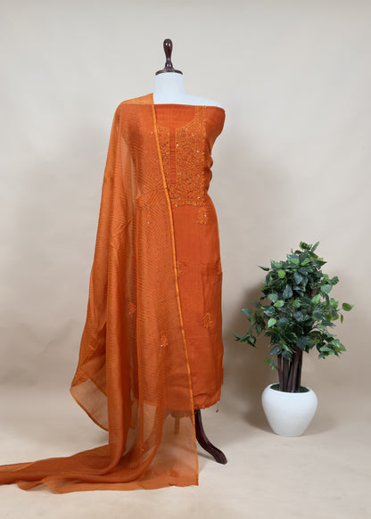 wedding wear organza suit set