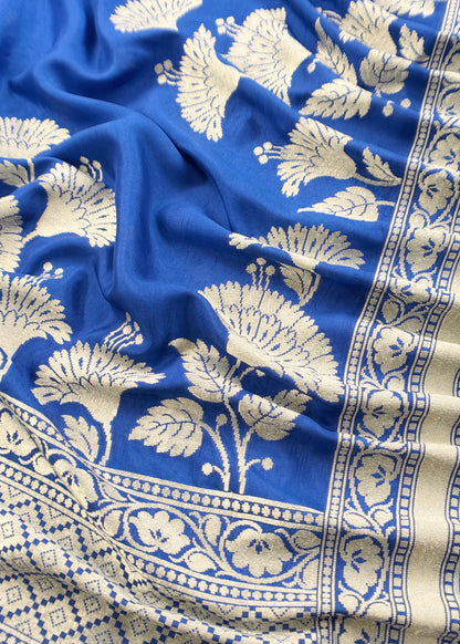 Handloom Munga Silk Suit Whit Kadwa Weaving

