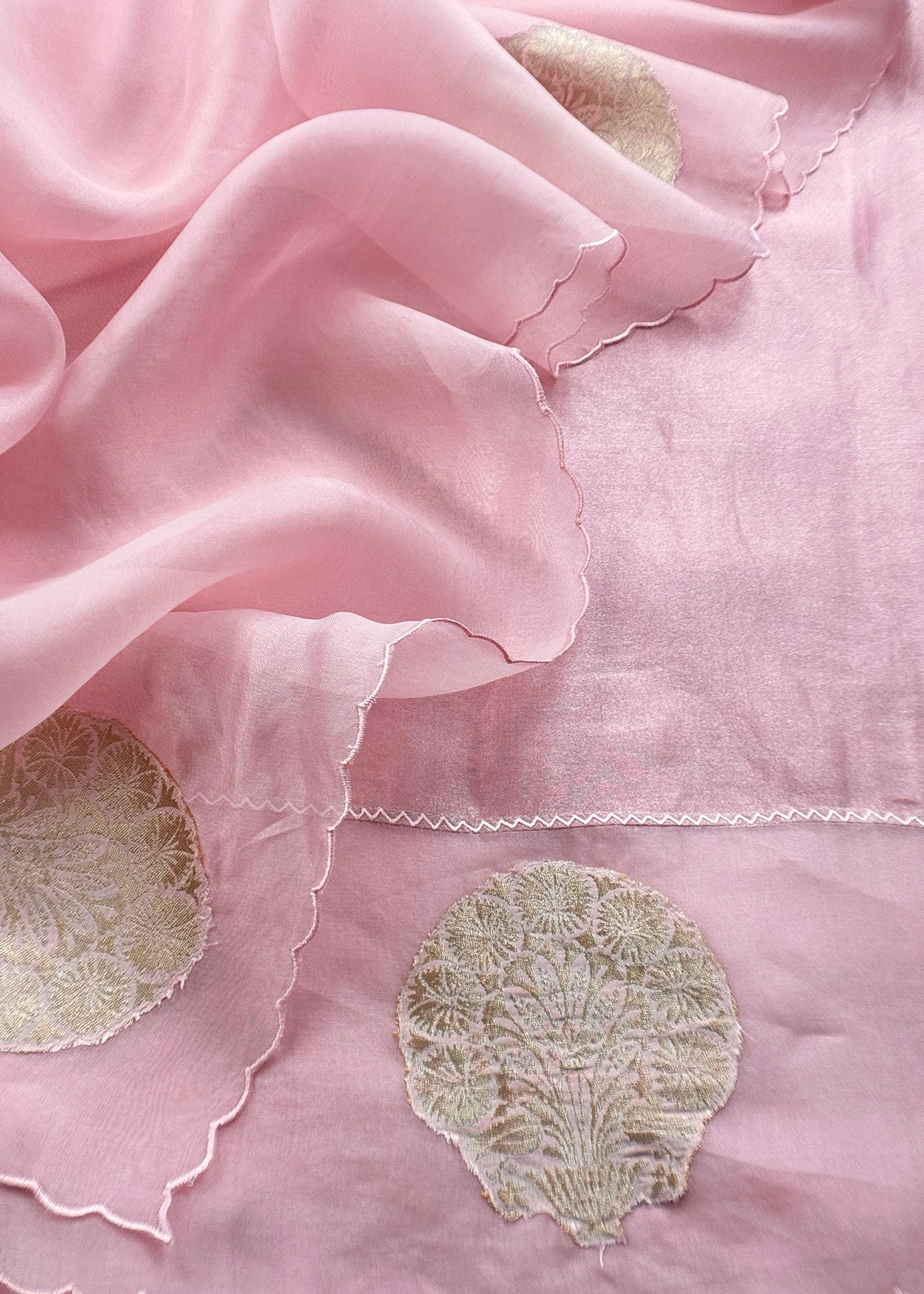 Festive wear tissue silk unstitched suit with dupatta

