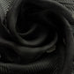 Black And White Embroidered Unstitched Suit In Handloom Organza Silk