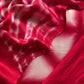 Pink Hand-Dyed Shibori Print Pure Gajji Silk Suit With Zari Border