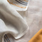 Yellow Jamdani Weaved Muslin Suit With Kantha Embroidery