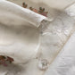 Off White Pure Organza Unstitched Suit With Resham Thread Embroidery