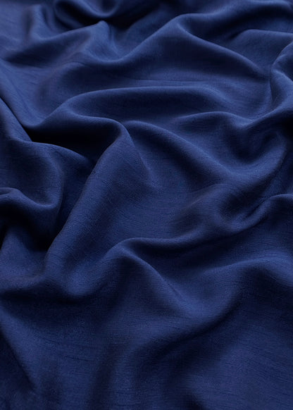 Royal Blue Luxe Handloom Dupion Silk Kurta and Kora Silk Dupatta With Handwork