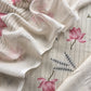 Off White Mul Mul Cotton Unstitched Suit With Dupatta