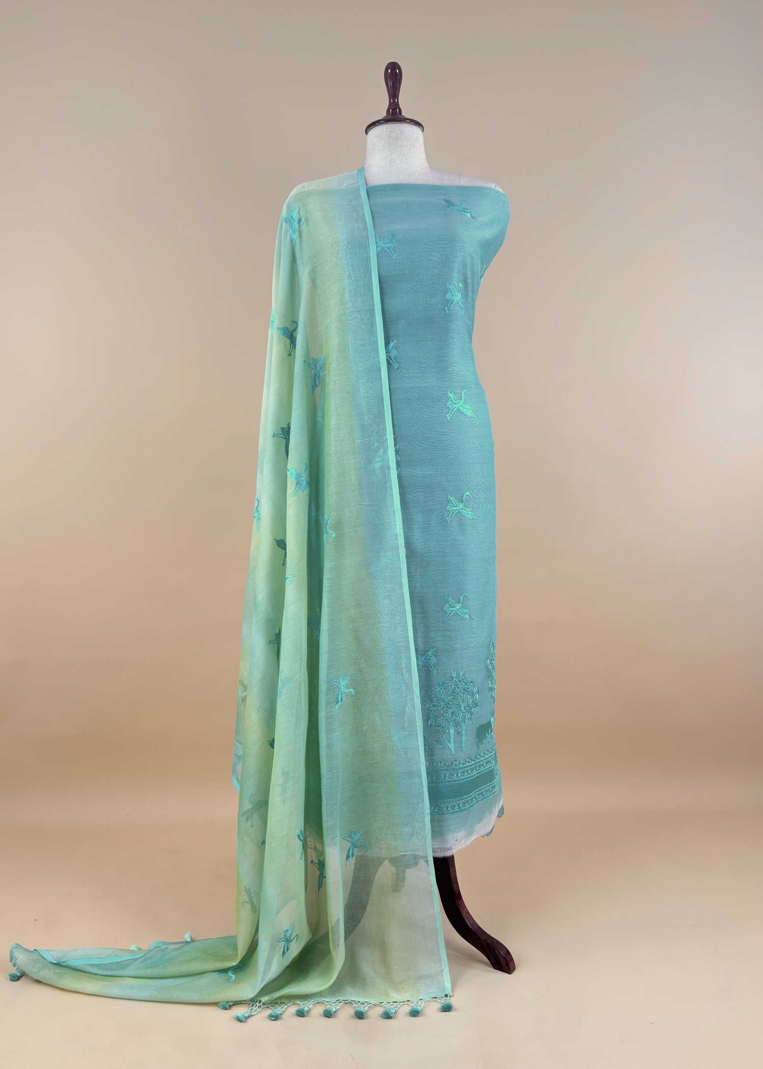 Summer wear suit pure mul cotton fabric

