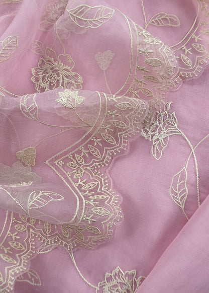 Luxury Handloom kora silk suit with dupatta

