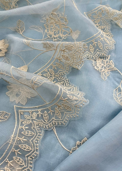 Luxury Handloom kora silk suit with dupatta

