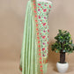 Green Handloom Banarasi Suit With Paithani Weaving