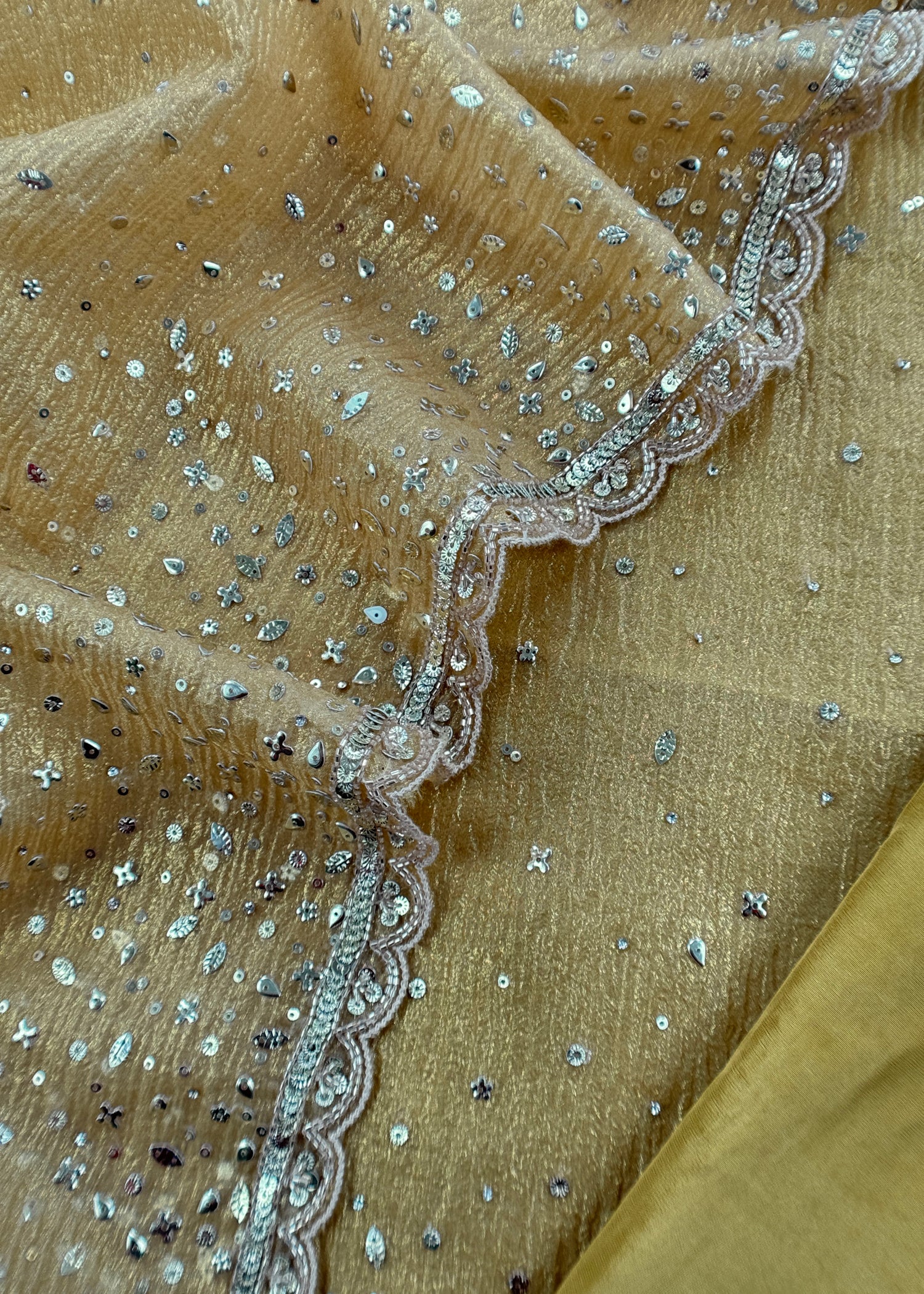 Festive wear Tissue Silk Suit

