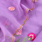 Mulmul suit set with resham embroidery

