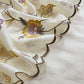 Mulmul suit set with flower embroidered

