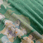 Green Tussar Silk Unstitched Dupatta-Suit