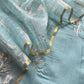 Sahiba 2025 Blue Handloom Desi Tussar Kurta With Zardosi Embroidery And Handwoven Tissue dupatta