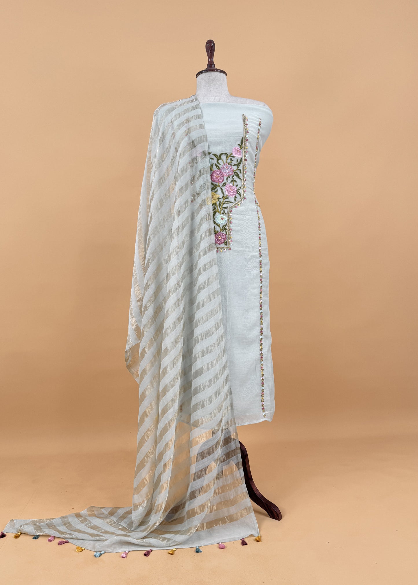 Summer wear suit pure mul cotton fabric

