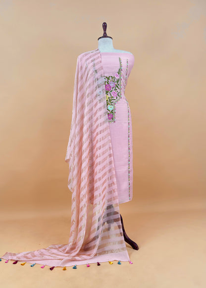 Summer wear suit pure mul cotton fabric

