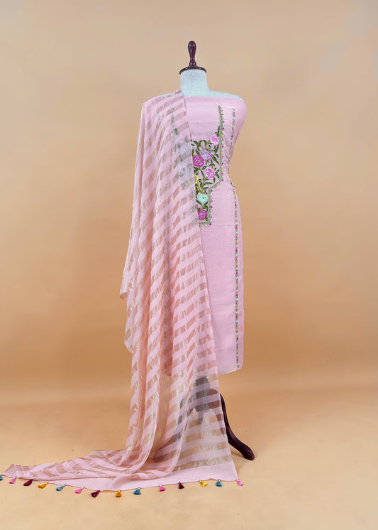 Summer wear suit pure mul cotton fabric

