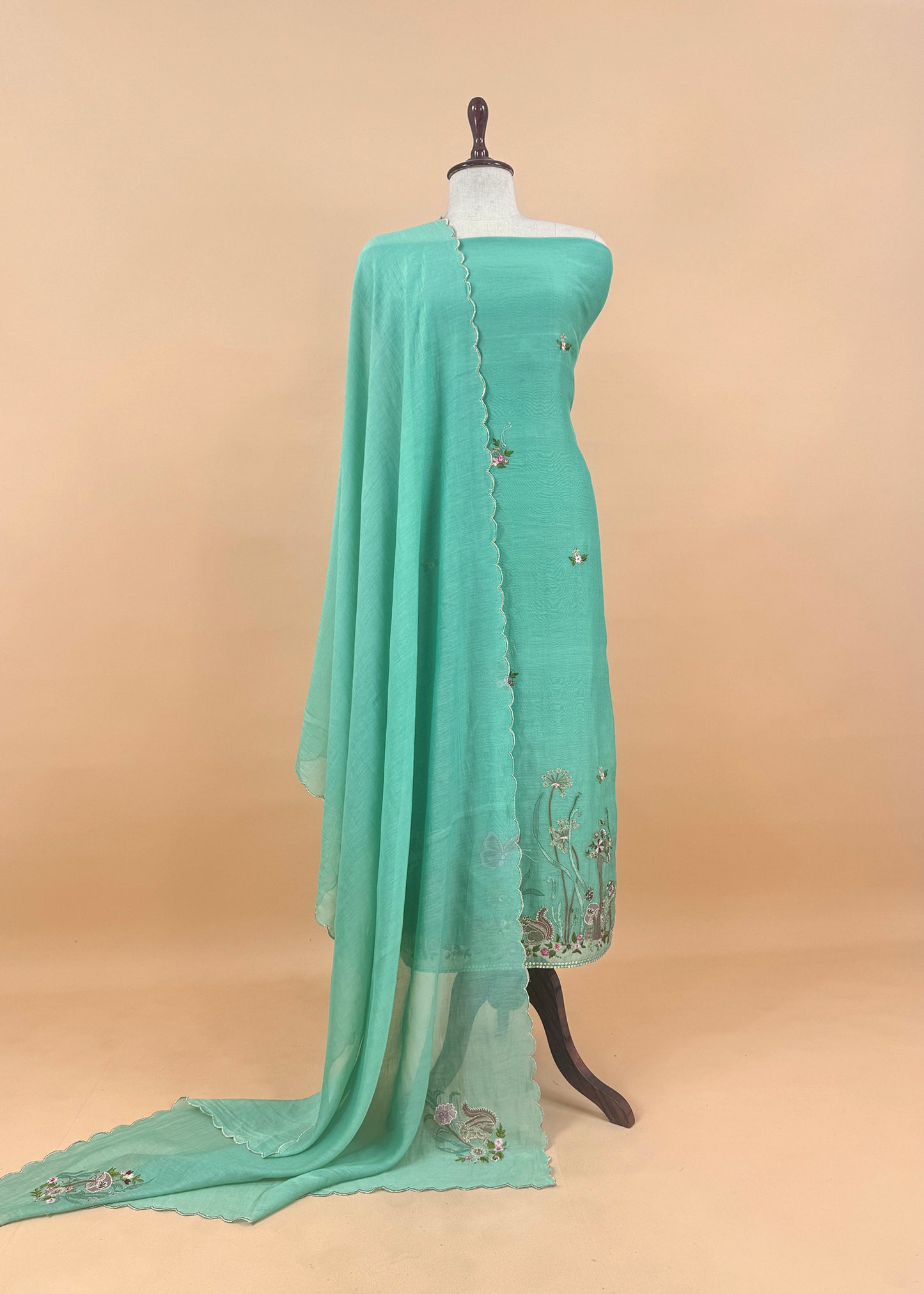 Summer wear suit pure mul cotton fabric

