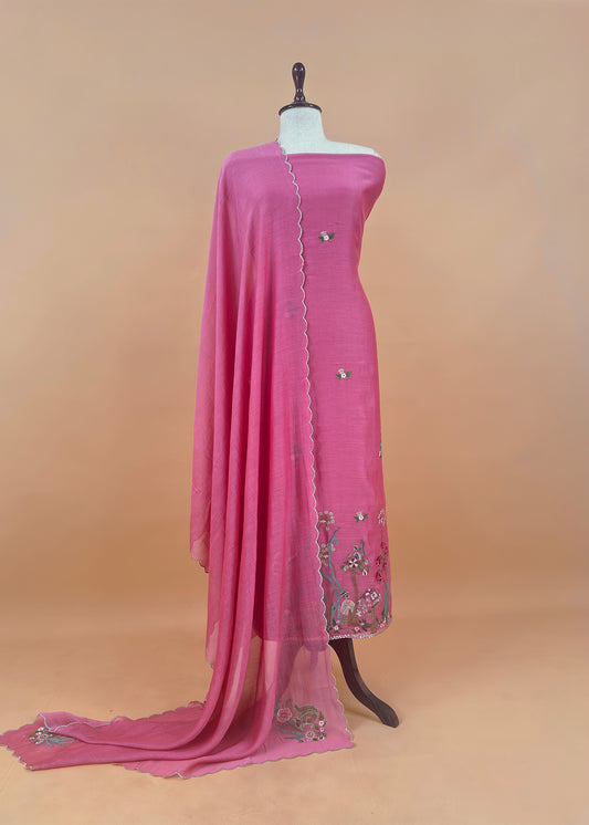 Summer wear suit pure mul cotton fabric

