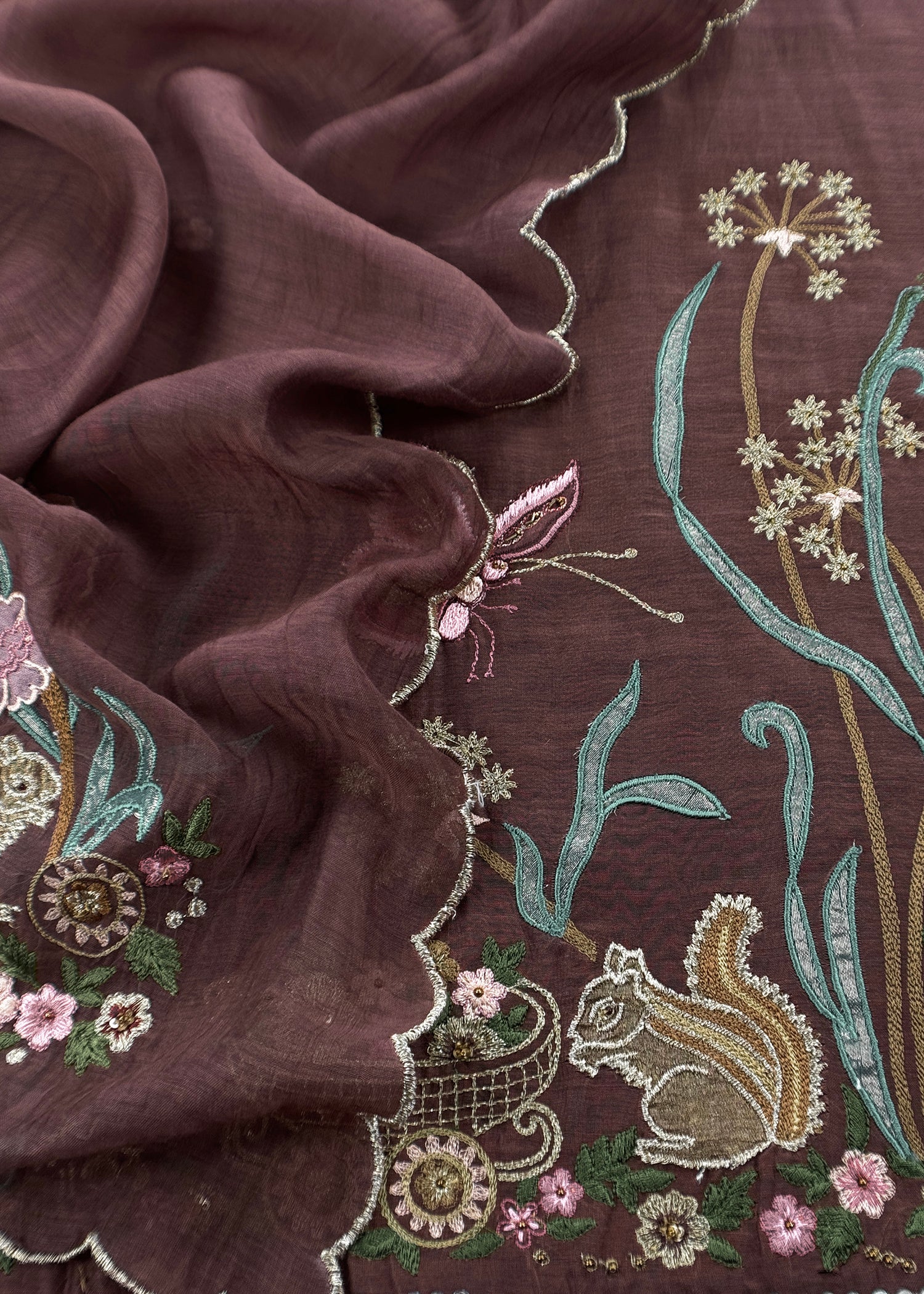 pure mul cotton suit fabric


