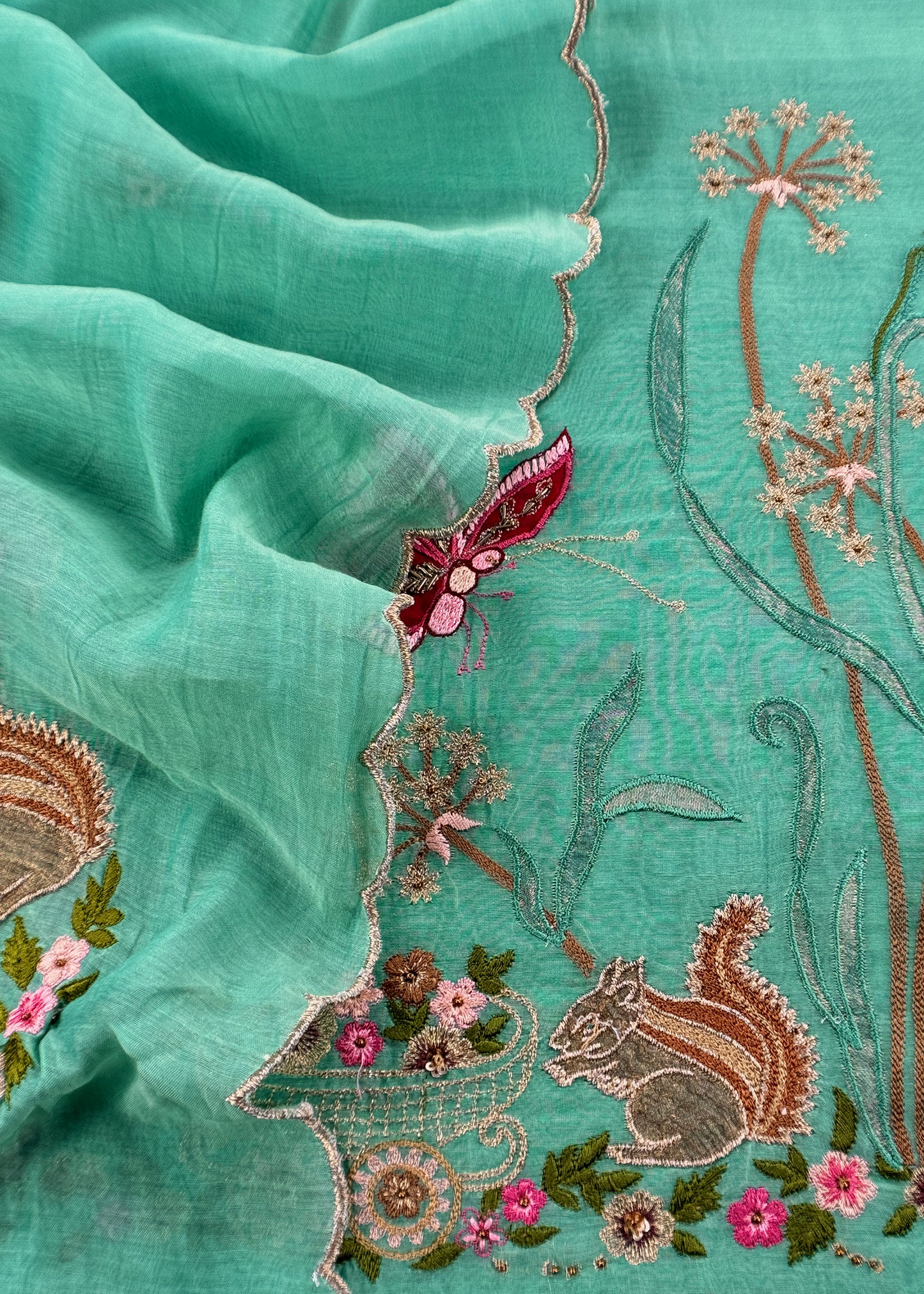pure mul cotton suit fabric

