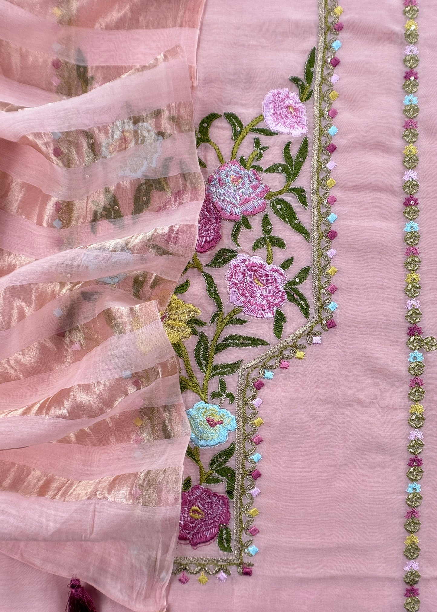 Summer wear suit pure mul cotton fabric


