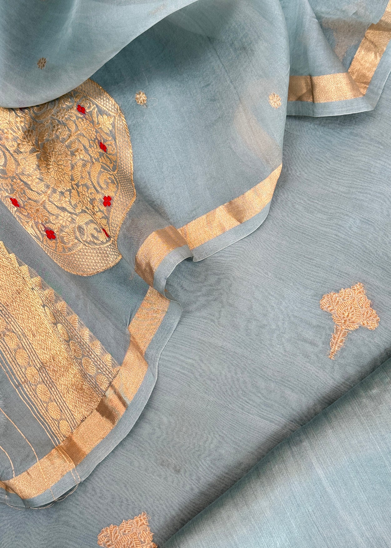 Indian ethnic wear kora silk suits for women

