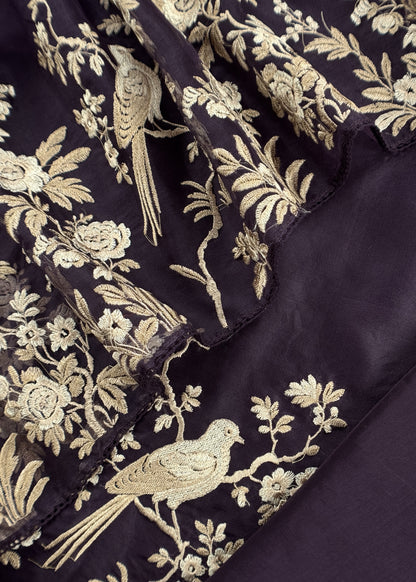 Premium quality kora silk unstitched suit with dupatta

