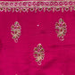 Pink Pure Upada silk suit with chinon dupatta