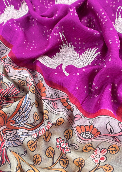 Buy party wear tussar silk suit for women

