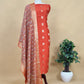 Royal Blue Banarasi Suit With Kalamkari Dupatta