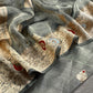 Handloom tissue silk unstitched suit fabric

