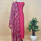 Pink Kantha Maheshwari Silk Suit With patola Print Dupatta