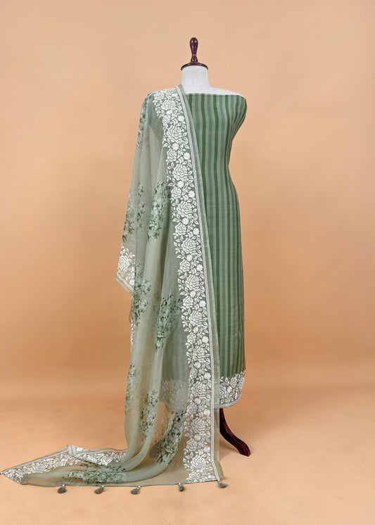 Kora silk suit for bridal trousseau

