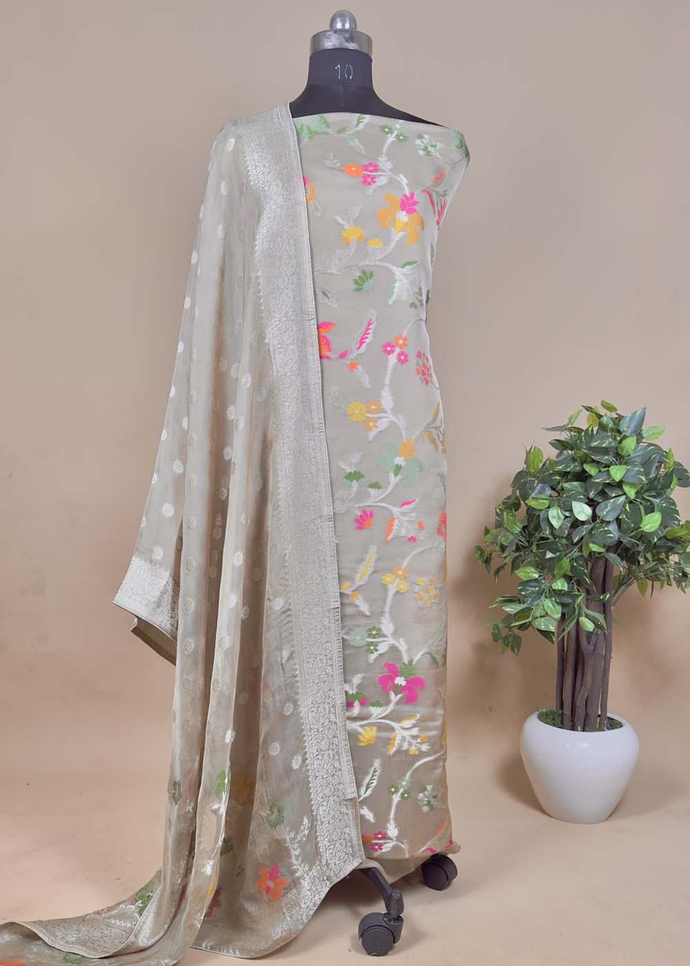 Buy designer organza salwar kameez