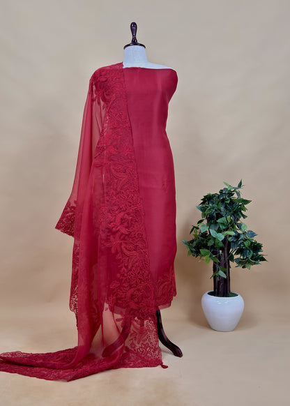 Shop designer organza suit for party and wedding celebration

