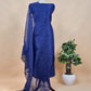 Organza unstitched suit with dupatta


