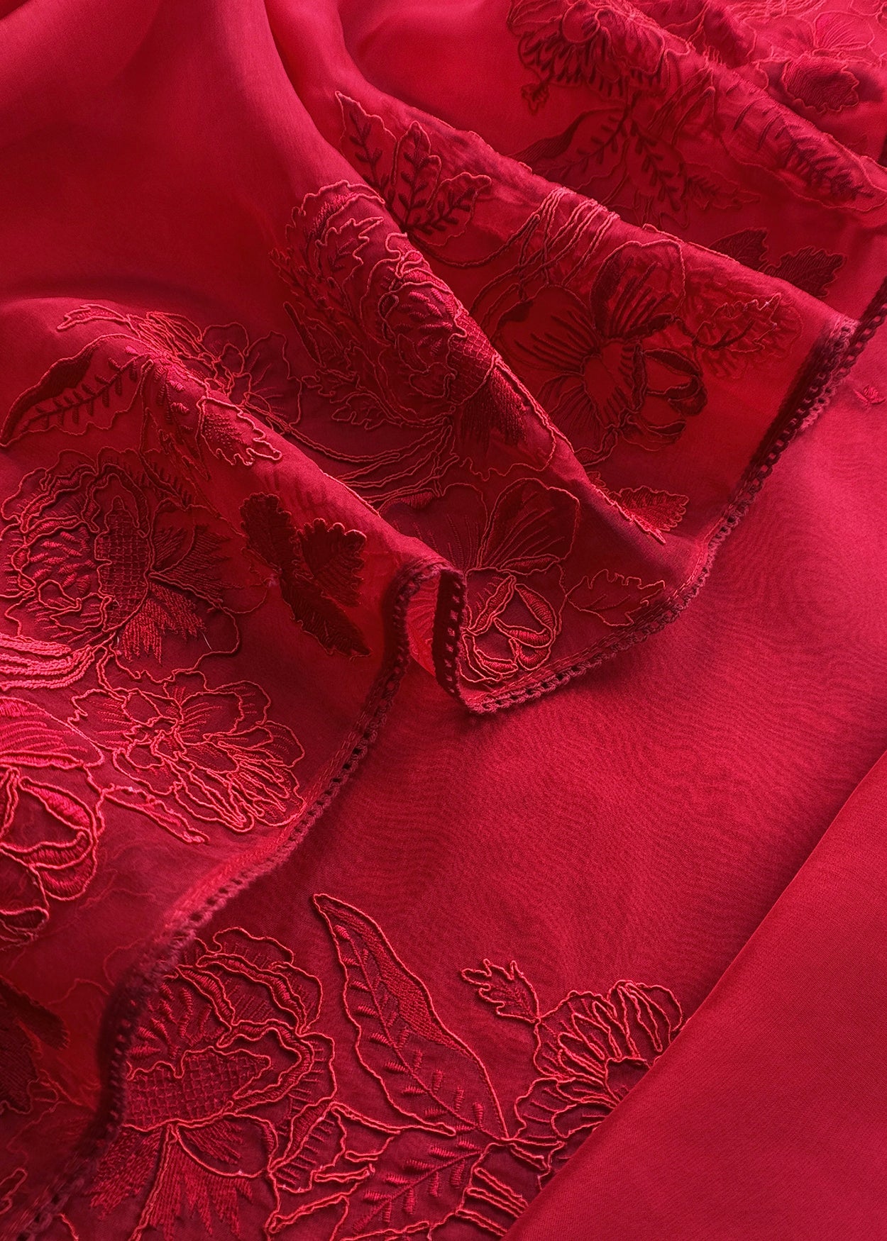 Kora silk suit for bridal trousseau


