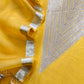 Premium quality silk unstitched suit with organza dupatta

