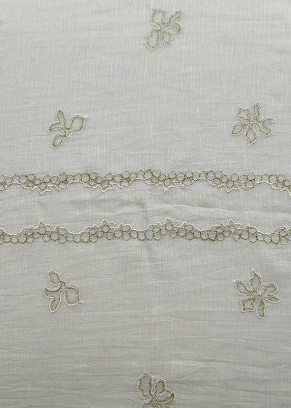 mulmul unstitched suit with dupatta

