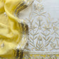 Handloom mulmul unstitched suit fabric

