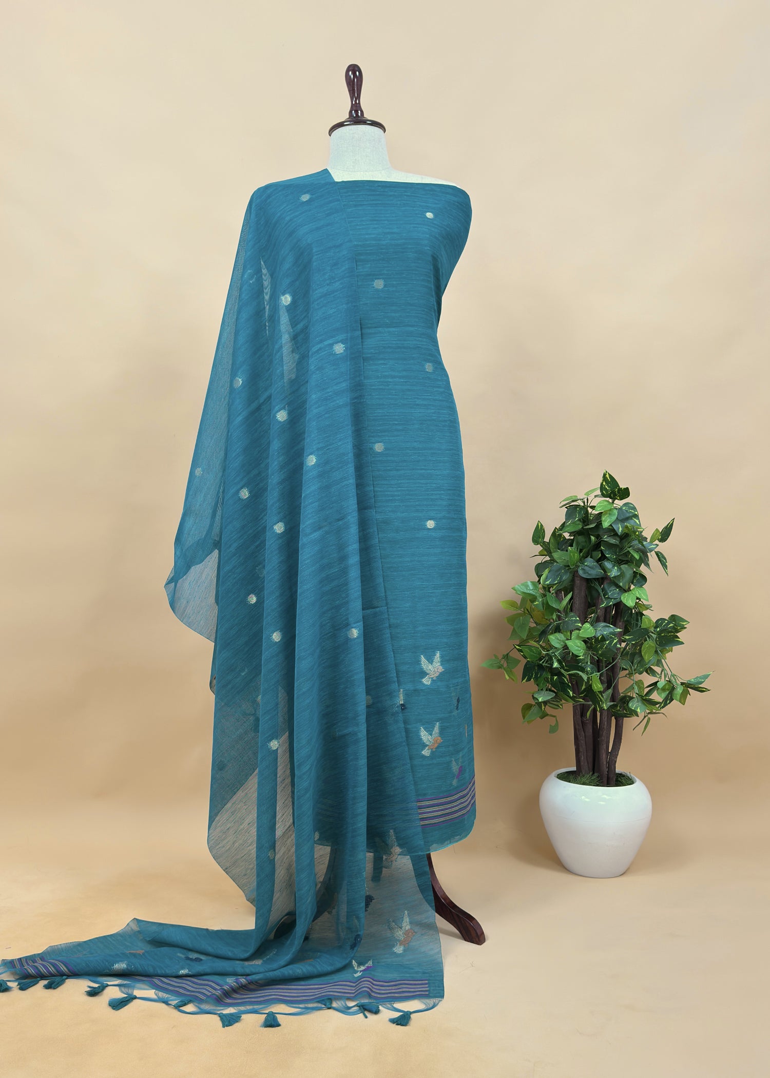 Premium quality jamdani suit for women

