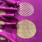 Timeless Purple Handloom Silk Suit With Weaving