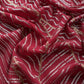 Classy Red Sequin Pure Georgette Unstitched Suit
