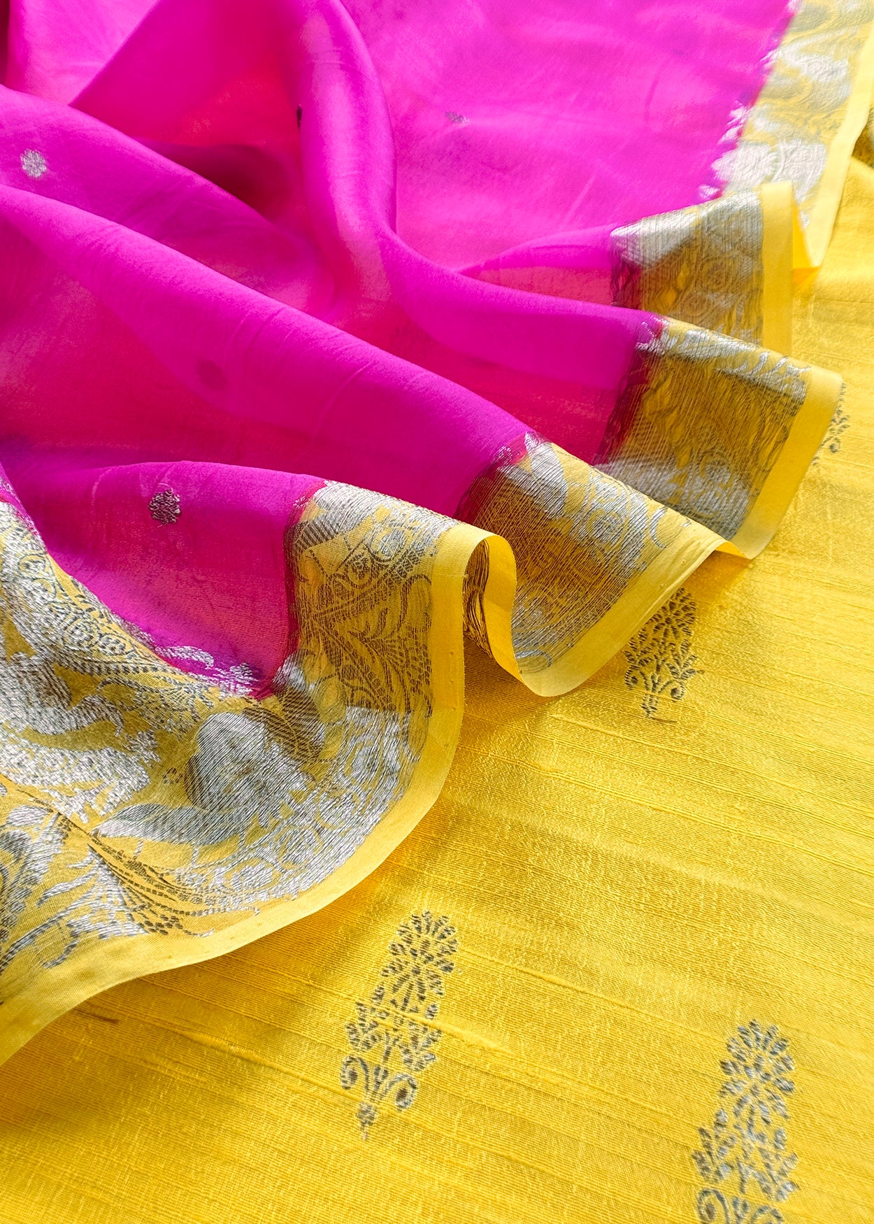 Premium quality raw silk suit for women

