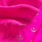 Pink Chaandbaali Pure Satin Silk Kurta And Tissue Silk Dupatta With Handwork