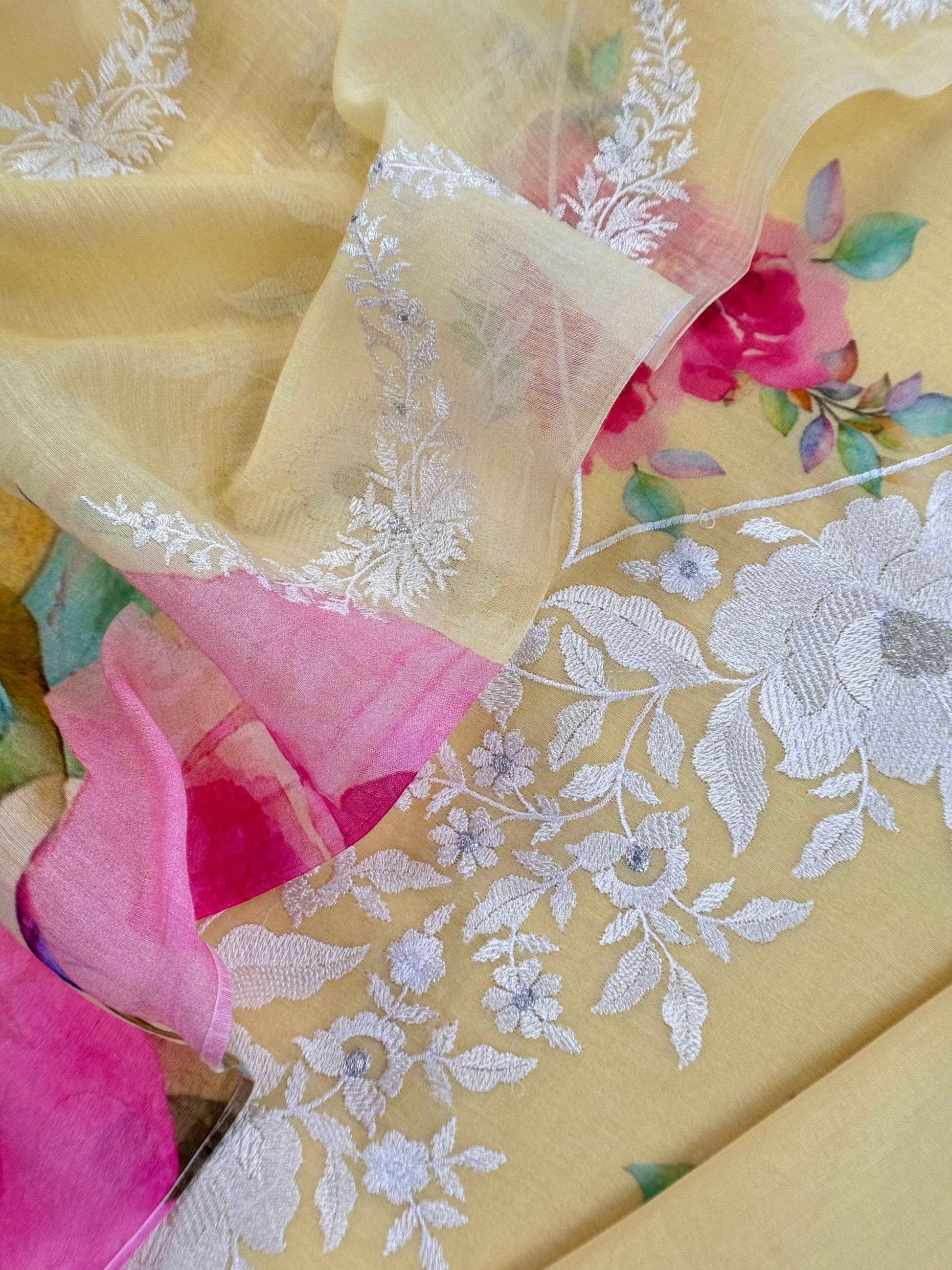 Summer wear suit pure mul cotton fabric

