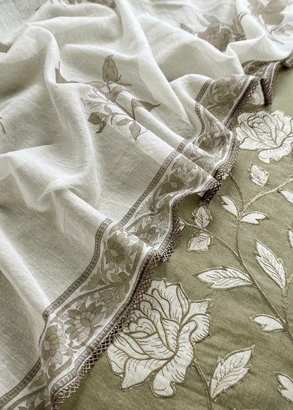 mul cotton suit with dupatta

