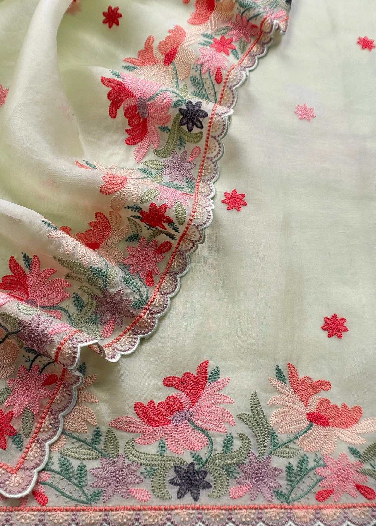 Buy Designer Organza Suit In Premium Quality

