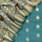 Banarasi Suit With Kalamkari Dupatta